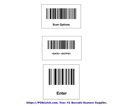 symbol barcode scanner automatic enter